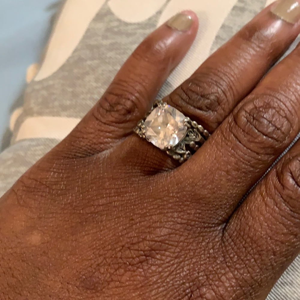 Sterling Large Stone